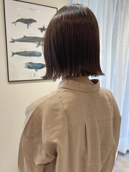 ラパンエアル(LAPINEAL)の写真/髪質改善ReFa導入◎ パサつきやボリューム不足も解消!大人の気品漂う「艶ショート」へ