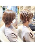 30代40代50代前髪あり銀座小顔大人かわいいくびれショート伊★