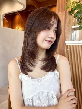 ロンド ボーイ 表参道(Lond BOY) 韓国顔周り/ハイレイヤーカット/ミディアムレイヤーカット/原宿