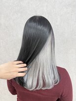 アン ブリーチ 大宮駅東口店(UN BLEACH) ブリーチ2回~インナーホワイトグレーカラー♪