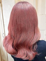 エノア 東京(ENORE)&nbsp;セミロング｜ピンクベージュ｜ダブルカラー