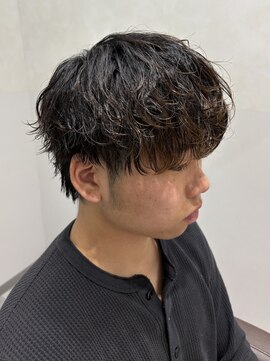コウキカミヤ 栄(KOUKI KAMIYA) シャドウパーマ/ニュアンスパーマ/メンズマッシュ
