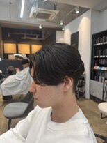 アロー 船橋店(AROH) MEN’S/リバースセンターパート/ニュアンスパーマ/船橋