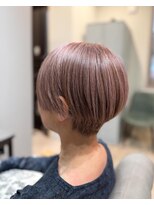 エオン(eon)&nbsp;【eon】白髪を活かすピンク系カラー、ミセス、大人女性、白髪