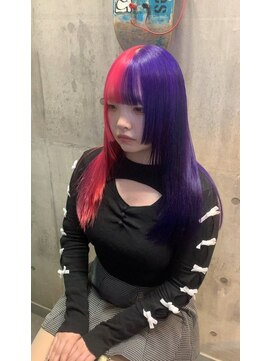 アールイーバイインク 渋谷(Re. by INK.) イメチェンヘアスタイル/ピンクベージュ/アンブレラカラー渋谷