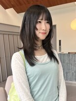 ローレンアオ(LOREN AO)&nbsp;ミルクティーブロンド/ダークブルー/デジタルパーマ/矢場町