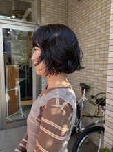 オルセン(OLSEN) ボブ/ ゆるパーマ/グレージュ/ボブパーマ/くせ毛風パーマ