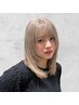 【カット有◎】カット+ケアブリーチ+ケアカラー+TOKIOハイパーTR【ブリーチ】