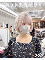 メルシー 福岡天神店(Merci) ボブ/縮毛矯正/韓国風タッセルボブ/レイヤーボブ/くびれボブ/