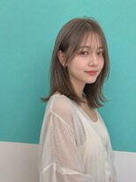 アース 熊本嘉島店(HAIR&MAKE EARTH)&nbsp;ブリーチなしダブルカラーミントベージュ