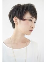 スリーバイキープ 尾山台(THREE by KEEP)&nbsp;【THREEbyKEEP尾山台、木田】インナーレッド☆刈りあげショート