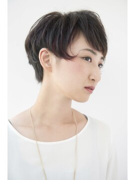 スリーバイキープ 尾山台(THREE by KEEP) 【THREEbyKEEP尾山台、木田】インナーレッド☆刈りあげショート