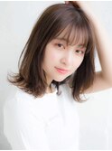 鎖骨長さが可愛い