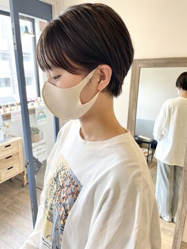 メルト 吉祥寺(melt) 大人可愛い丸みショート耳掛けマッシュひし形小顔 20代30代40代