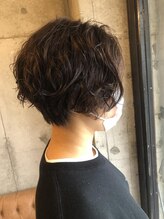 ヘアーアンドメイク ファット(Hair&Make PHAT) 大人ショートパーマナチュラルブラウン40代50代