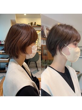 ロンド パルティール 大宮(Lond partir) 石田似合わせカットアースカラーくびれヘアーデザインカラー