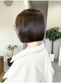 【 Blowfy 】ぱつっとボブ ナチュラルブラウン