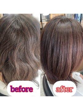 モッズ ヘア 宇都宮店(mod's hair) 自然なストレートパーマ