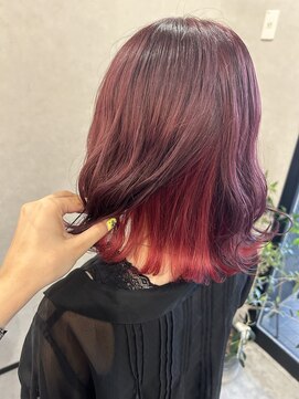 ラシサ(rashisa) インナーカラー"チェリーピンク"