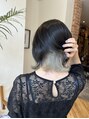 オーブ ヘアー ノア 熊谷店(AUBE HAIR noa) 外ハネウルフ<カラー>アッシュグレー／シルバー／インナーカラー