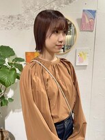 クリアーオブヘアー 栄南店(CLEAR of hair)&nbsp;パツッとボブ×ボルドーカラー/OSUMI