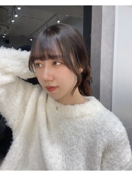 ロンドアヴァントゥス 池袋(Lond aventus) 韓国レイヤー/韓国風/ボブ/髪質改善/黒髪/ブリーチなし〔池袋〕