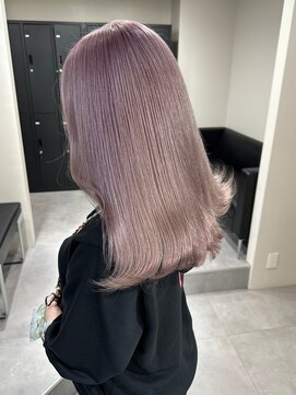 ベレーザ 渋谷(BELEZA) 7081シルキーベージュハイライトグラデーションハイトーンカラー