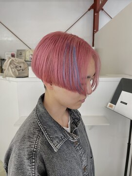 ブリックマウントヘアメイク(Blic mt hair make) デザインカラーショート