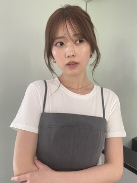 トイ(TOI) 結んでも可愛いフェイスレイヤー/ベージュ/シースルーバング