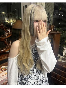 バイブアンドアネックス(VIBE & ANNEX) 《momoka》地雷系ブロンドカラーハイトーン姫カット横浜石川町