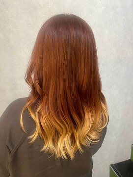 ウィスプ 赤羽店(wisp) うる艶綺麗Wカラー/毛先カラー/裾カラー/バイカラー/ブリーチ#1