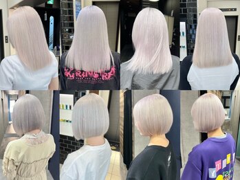 ゼロ(ZERO)の写真/【ブリーチの概念が変わる！】話題の『髪質改善トリートメント』で誰もが羨む、ハイトーン×ツヤ髪へ★