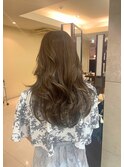 透明感のあるヘアカラー
