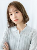 髪質改善ミストバング先パーマミニボブa古河10代20代30代