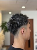 Å短髪シルバーメッシュÅ