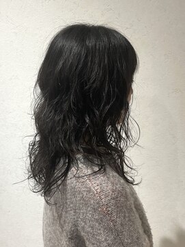 ビーエリア 本店(BE AREA) ミディアムウルフパーマ