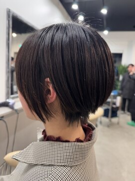 ドッグスター(dog star) ハンサムショートボブ透明感カラー大人くびれ 登戸/向ヶ丘遊園
