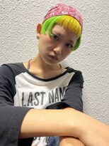 キジ(KIJI) マッシュウルフ/ショートバング/ハイトーン/ハイトーンカラー