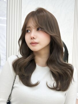 アマトウキョウ アユンチェ(AMA TOKYO×AYUNCHE) 韓国ヘア　2wayバング  レイヤーカット くびれヘア  顔周り/