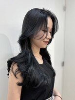 ユーフォリア 渋谷グランデ(Euphoria SHIBUYA GRANDE) 顔周りカット レイヤーカット くびれ巻き