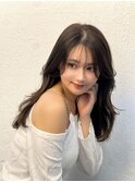 レイヤーカット/2wayバング/透明感カラー/ツヤ髪