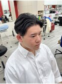 メンズ2ブロック爽やかショート