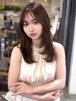 コート 表参道(Cote)&nbsp;美髪レイヤーカット／顔まわりレイヤー／ロングレイヤ 一/前髪