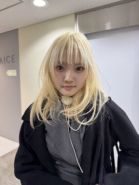ヴァイス 新宿店(VAICE) ホワイトブロンドヘア