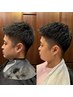 カット＋アイロンパーマ　直毛で動きが欲しい方オススメ【メンズ】【戸越】