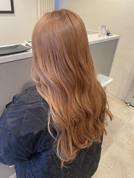 サロンドルテラ (Salon de Lutella) 【韓国風】ブリーチ無しハイトーンミルクティーベージュ