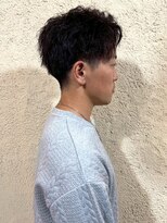 プリモ ココ 鍋島店(Primo coco.)&nbsp;ビジネス ツーブロック ニュアンスパーマ スパイキーショート