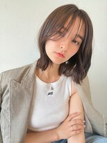 オーバルヘアー(OVAL hair)&nbsp;ミディアムレイヤー/ブラウンベージュ/アッシュカラー