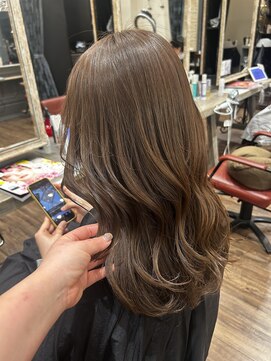 韓国巻き×艶カラー