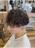 波巻きパーマ/メンズパーマ/シャドウパーマ
